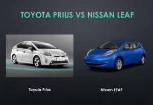 Prius vs Leaf