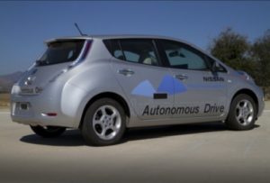 Nissan Leaf autonomous