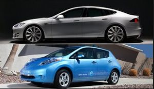 Tesla Model S vs. Nissan Leaf